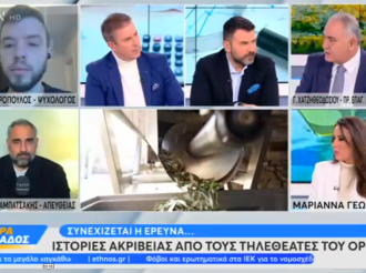 Γ. Χατζηθεοδοσίου στο OPEN: Να αποκτήσει η αισχροκέρδεια ονοματεπώνυμο