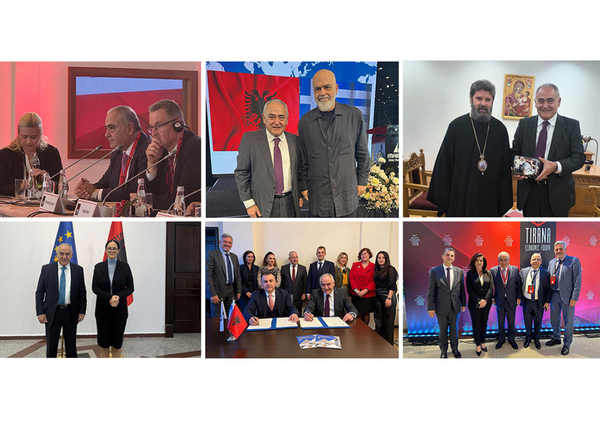 Σημαντικές επαφές αντιπροσωπείας του ΕΕΑ στα Τίρανα – Στόχος η ενίσχυση των επιχειρηματικών διμερών σχέσεων μεταξύ ελληνικών και αλβανικών ΜμΕ