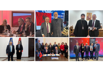 Σημαντικές επαφές αντιπροσωπείας του ΕΕΑ στα Τίρανα – Στόχος η ενίσχυση των επιχειρηματικών διμερών σχέσεων μεταξύ ελληνικών και αλβανικών ΜμΕ